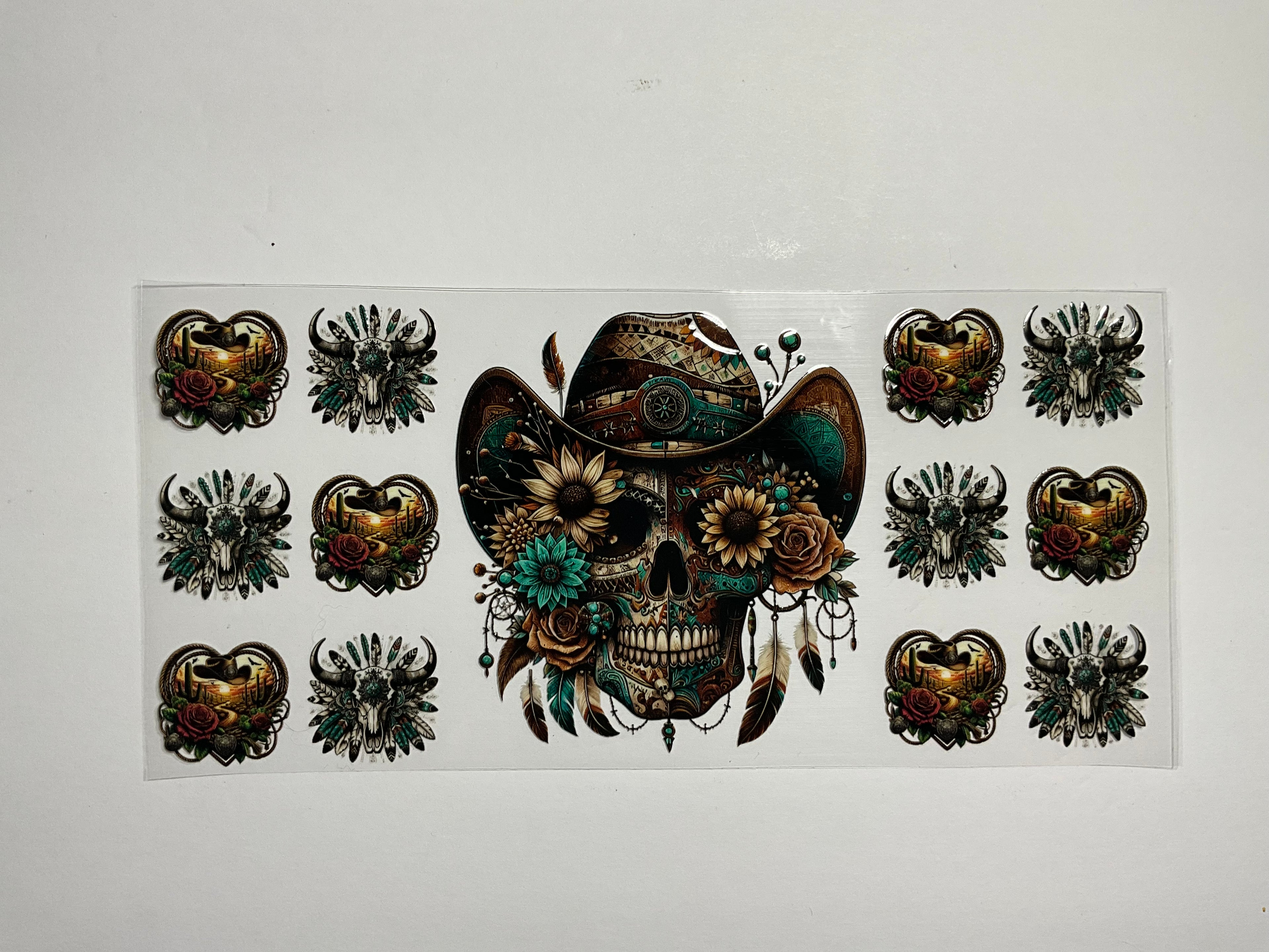 Western Skull Wrap #76