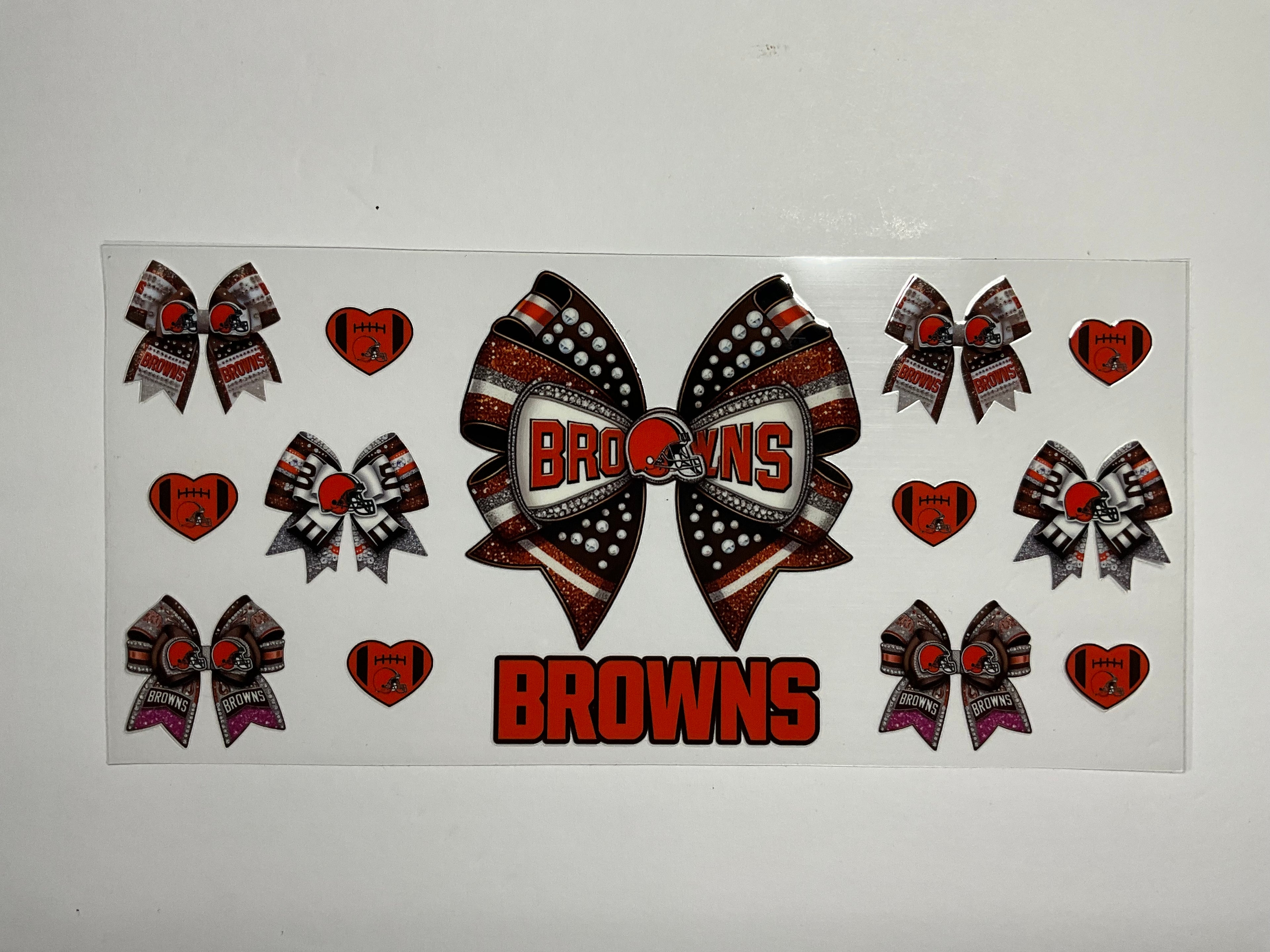 Browns Bow Wrap #137