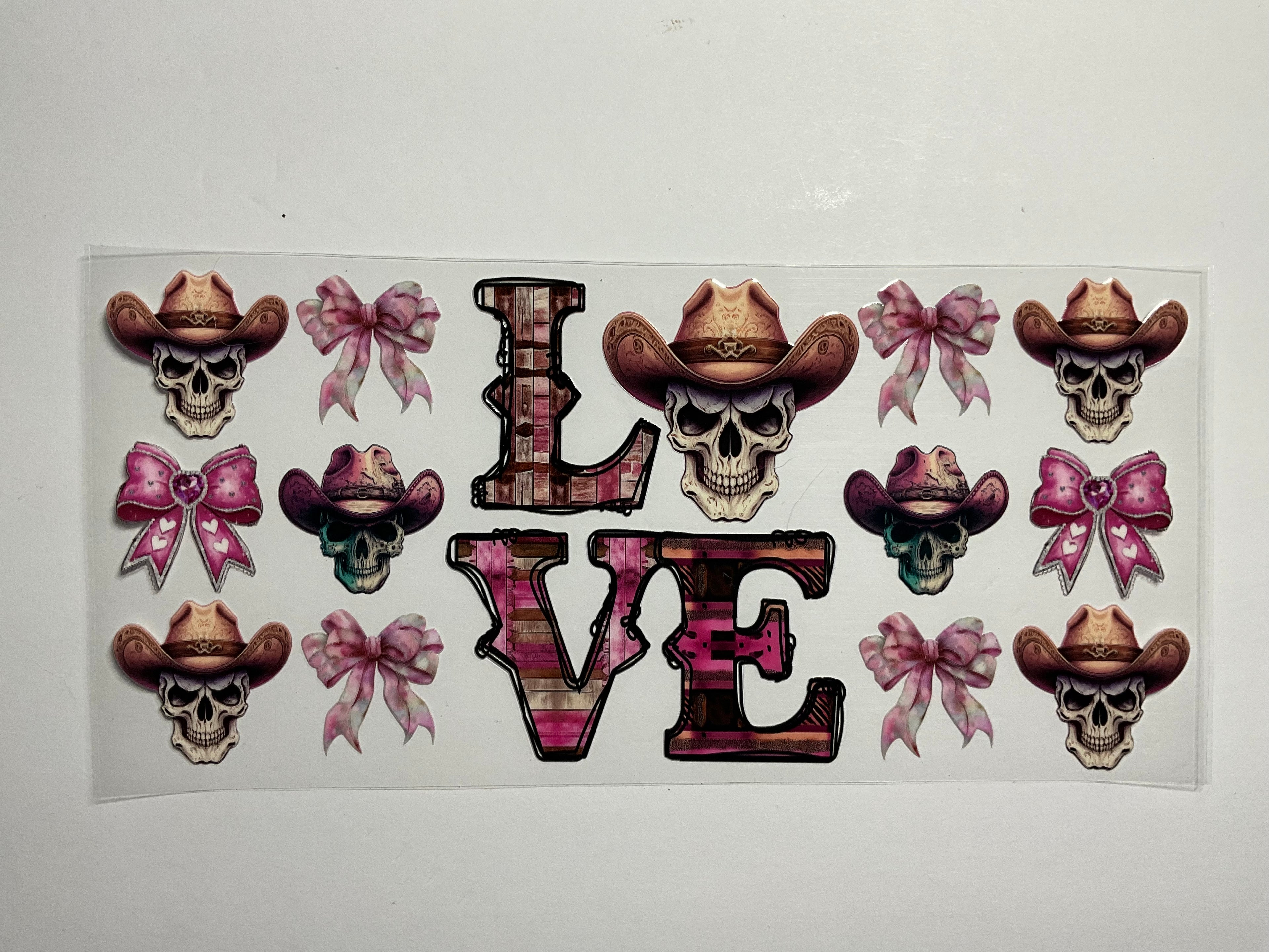 Love Skull Wrap #124