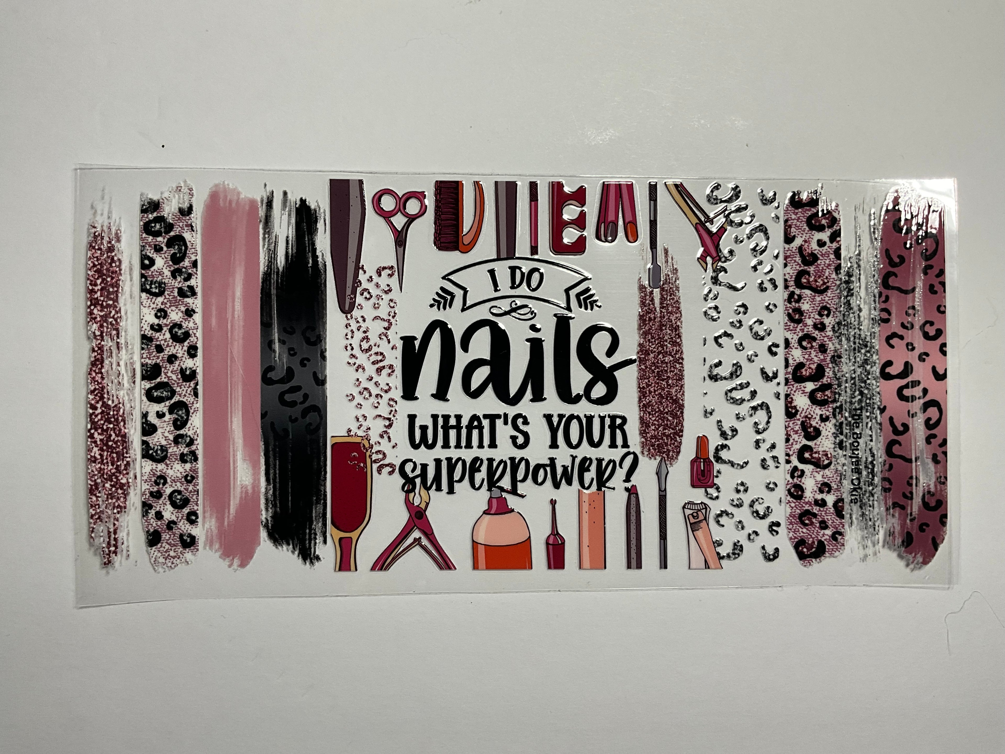 Nails Superpower Wrap #126