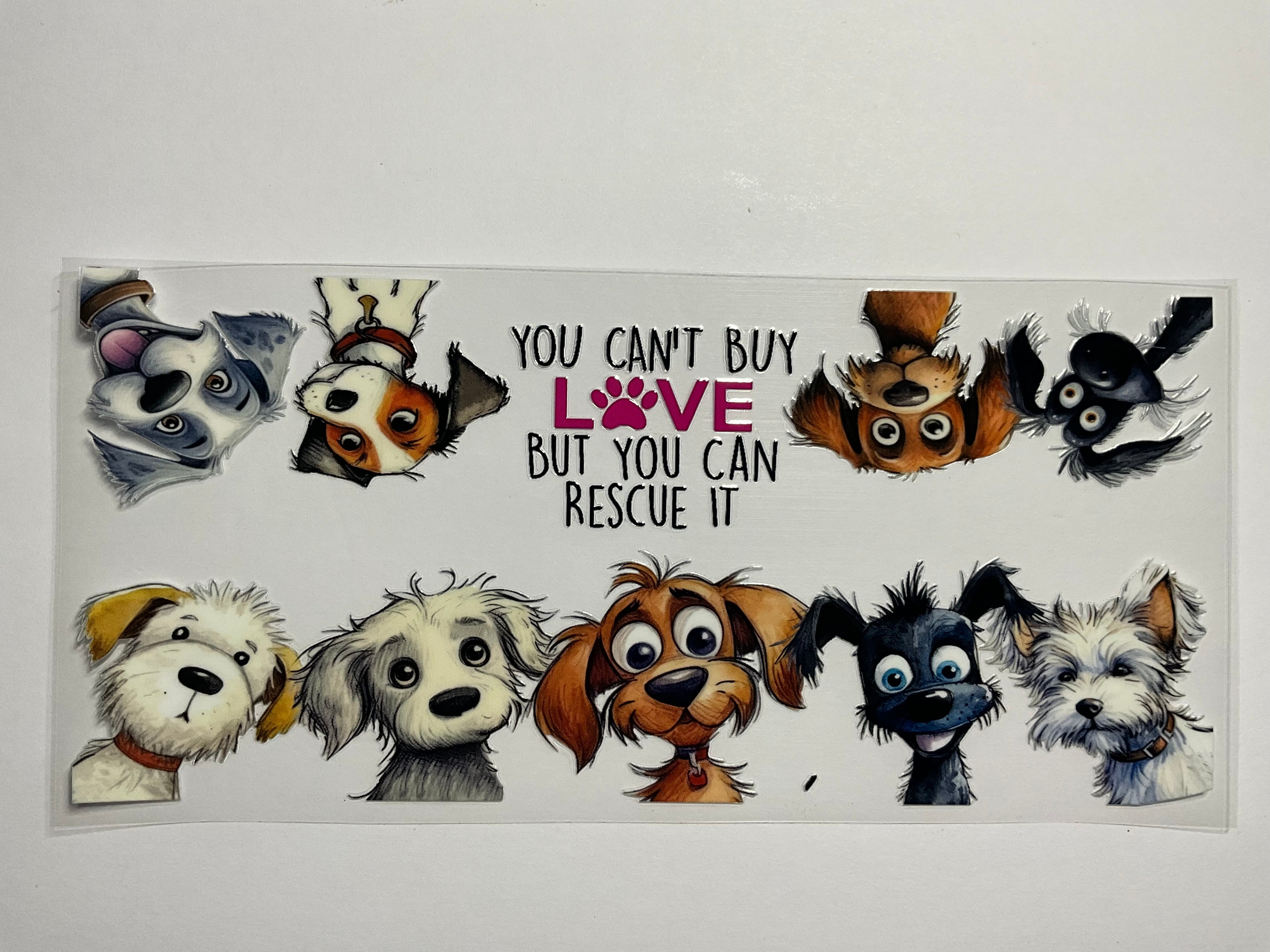 Love Dog Rescue Wrap #48