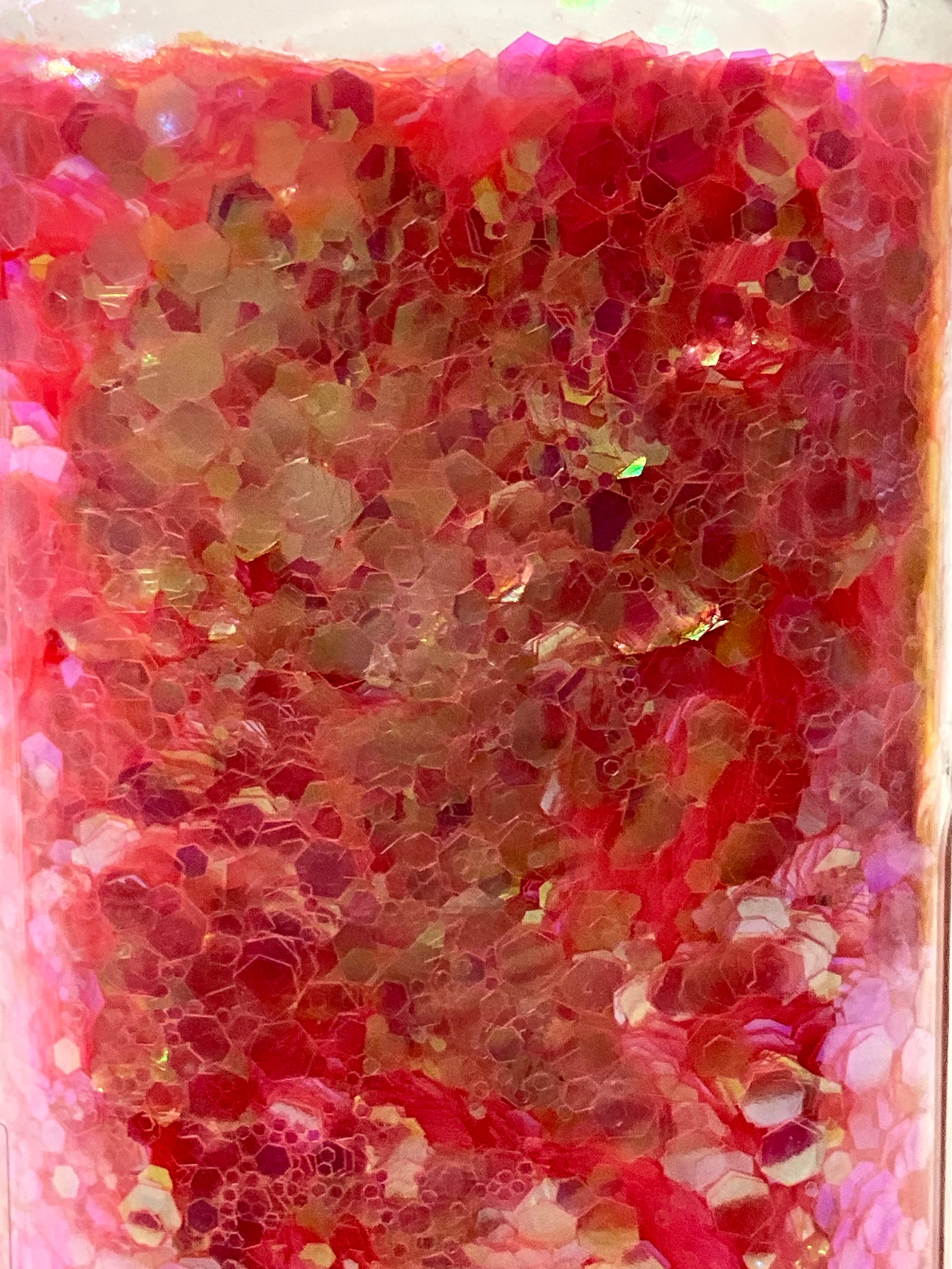 Clear pink Glitter
