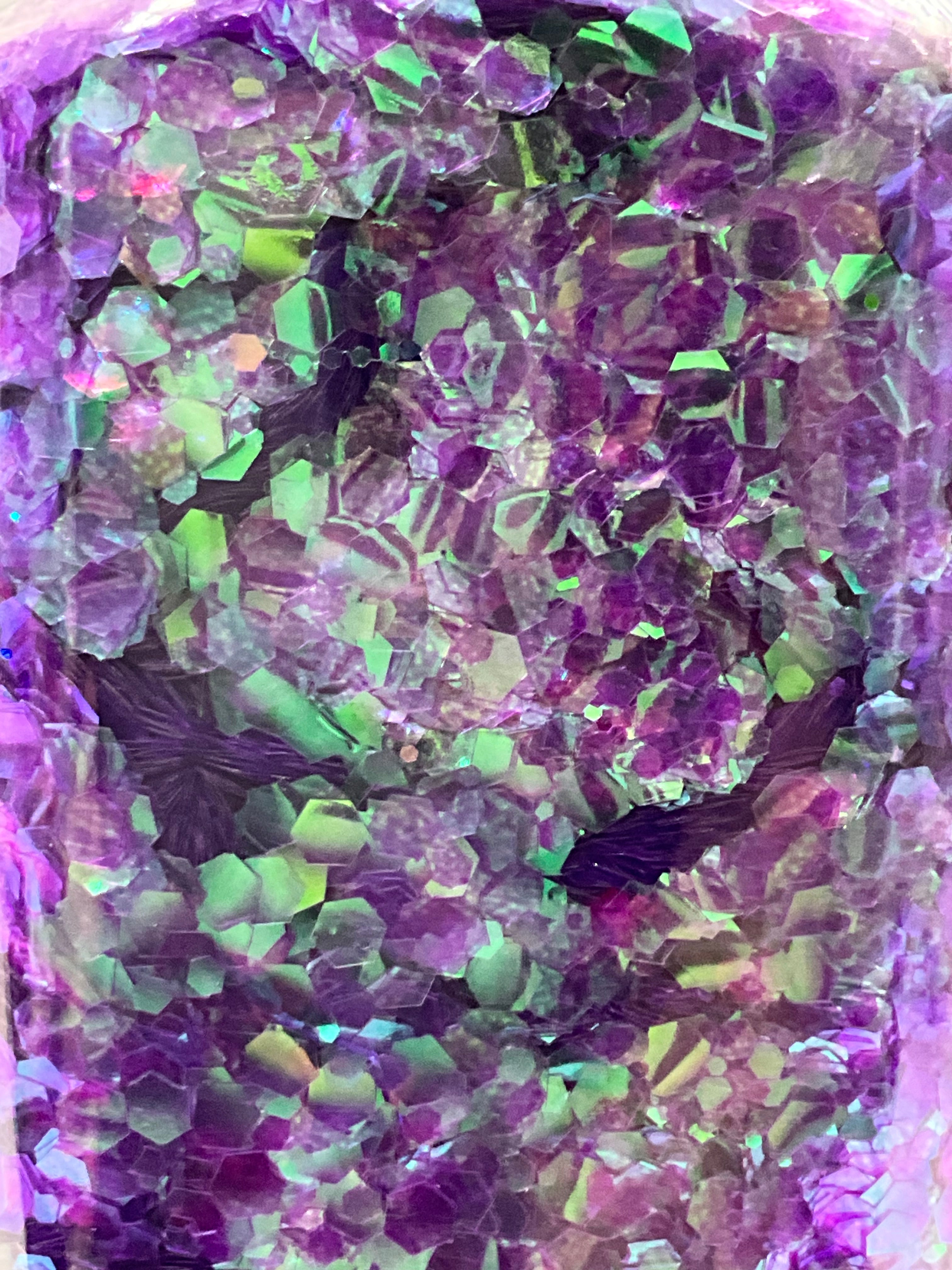 Neon Purple Glitter